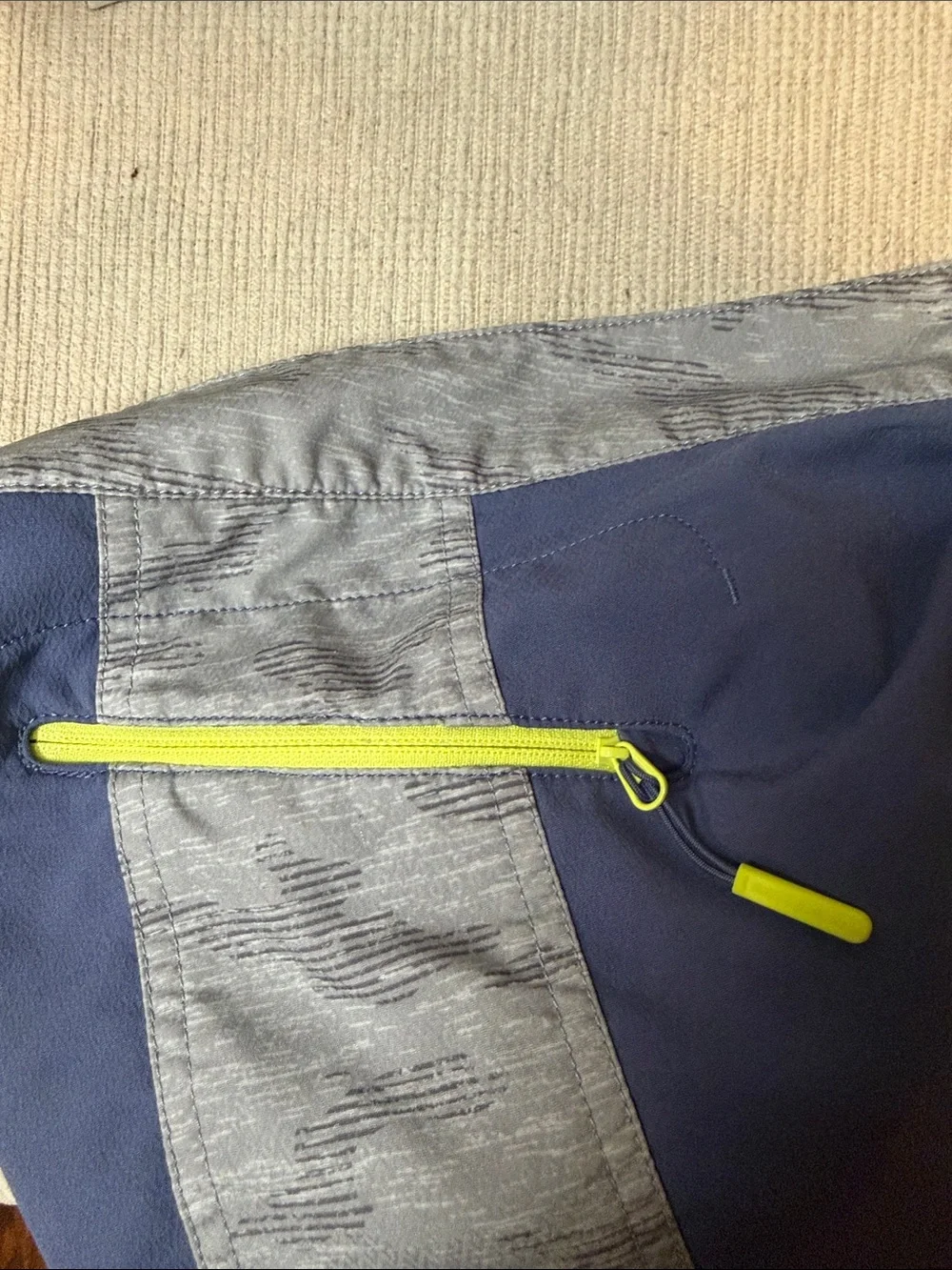 Vineyard Vines Men's Blue and Gray Swim Trunks